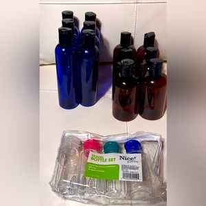 Multiple storage bottles for bath/kitchen products